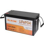 ຂາຍຮ້ອນ 12v 200ah Deep Cycle Battery Pack Lifepo4 Battery For Rv Solar Marine System