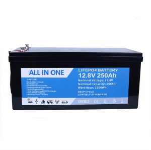 ALL IN ONE 12.8V 250Ah Electric Scooter Inverter ຫມໍ້ໄຟ Lithium Ion