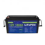 ແບັດເຕີຣີລິທຽມ LiFePO4 12V 180Ah ສໍາລັບລະບົບເກັບພະລັງງານແສງອາທິດສໍາລັບລົດຖີບໄຟຟ້າ