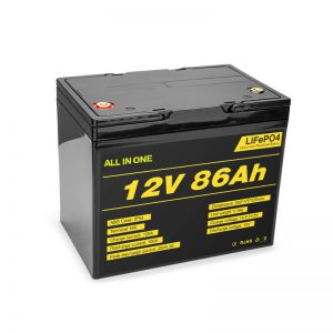 Lifepo4 12v 85ah ແບດເຕີລີ່ແສງຕາເວັນ Lithium Ion ຊຸດບັນຈຸຮອບວຽນ