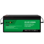 25.6V 150Ah LiFePO4 Lead Acid Replacement Acid Lithium ion Battery Pack 24V 150Ah
