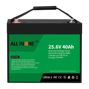25.6V 40Ah Lithium Iron Phosphate Battery/ການປ່ຽນແທນ