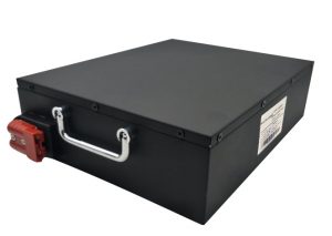 ນ້ ຳ ໜັກ ເບົາ 24V50Ah ແບດເຕີລີ່ li-ion ພ້ອມການສື່ສານ RS4835 ສຳ ລັບຫຸ່ນຍົນ AGV