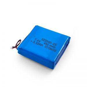 ໝໍ້ ໄຟ LiPO ສາມາດສາກໄຟໄດ້ 323540 3.7V 900mAH / 7.4V 450mAH