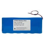 Lifepo4 Battery Pack 9.6V 12AH 3S2P ສໍາລັບແສງຕາເວັນ Street Light