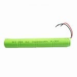 NiMH ແບັດເຕີຣີແບບເຕີມໄດ້ SC 3600mAH 4.8V